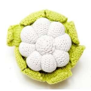  Pebble Baby Rattle   Knitted Cauliflower: Toys & Games