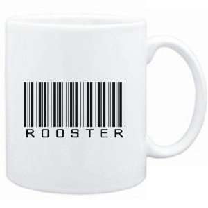   : Mug White  Rooster BARCODE / BAR CODE  Zodiacs: Sports & Outdoors