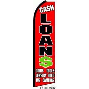  CASH LOANS X Large Swooper Feather Flag: Everything Else