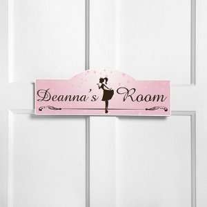  Personalized Girlie Girl Kids Room Sign: Home & Kitchen