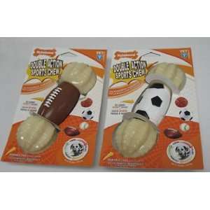  Double Action Sports Chews Football: Pet Supplies