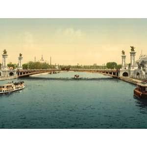   Alexandre III bridge Exposition Universal 1900 Paris France 24 X 18.5