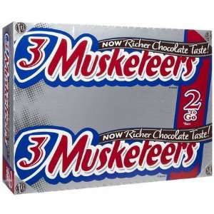  3 Musketeers Multi, Piece Kingsize Candy Bars, 24 ct 