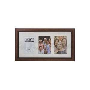   18 Wood Wall Frame with Two 5x7 Openings, Color: Brown.: Electronics