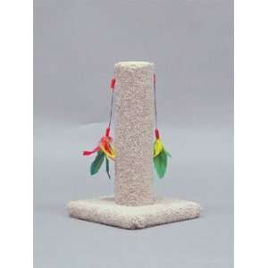  (Price/1)Carpet Cat Post With Feather Toy 17 1/2 Kitchen 