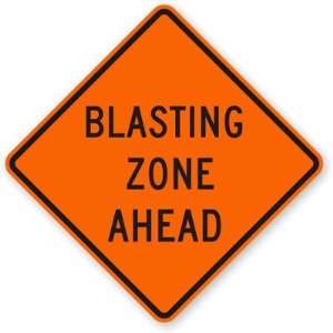   : Blasting Zone Ahead Fluorescent Orange, 30 x 30 Office Products