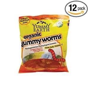 Yummy Earth Organic Gummys (12x5oz):  Grocery & Gourmet 