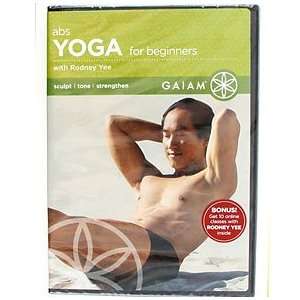  Gaiam Abs Yoga For Beginners DVD with Rodney Yee Yoga 