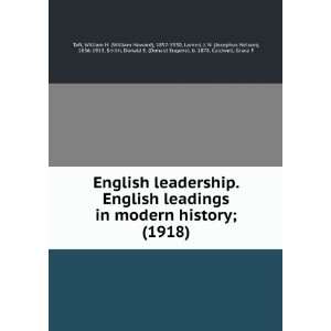  English leadership. English leadings in modern history 