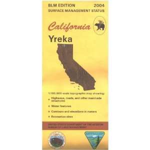  Map: Yreka   Surface Management (9780607891386): BLM 