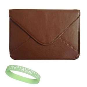 : Asus PC s101 10 Brown Leather Envelope Series Carrying Case + Live 
