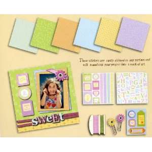  Spring Child Themed 8 X 8 Mini Scrapbook Kit: Arts 