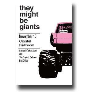  They Might Be Giants Poster   Concert Flyer   Join Us Tour 