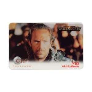   Card $10. Waterworld Movie Series Close Up of Kevin Kosner SAMPLE