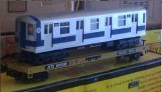 MTH R 42 D SUBWAY TRAIN CONEY ISLAND ON FLAT MTA LOGO  