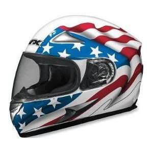   90 Helmet , Color White, Style Flag, Size Md 0101 3435 Automotive
