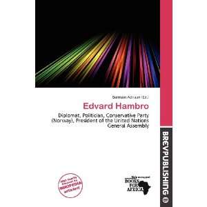  Edvard Hambro (9786200951175) Germain Adriaan Books