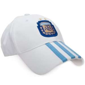  Argentina adidas 3 Stripe Mens Adjustable Hat Sports 