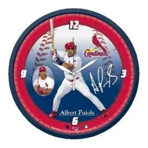  St. Louis Cardinals Albert Pujols Wall Clock: Home 
