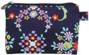   Molly Pouch, Large in English Garden Navy by Amy Butler for Kalencom