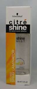Citre Shine Mist Anti Frizz Spray Laminator 3 oz 052336207905  