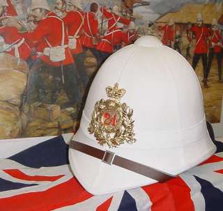British Empire 24th Foot Pith Helmet  