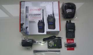 New arrival Puxing PX 888K Dualband two 2 way radio dual display dual 