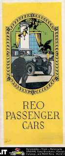 1926 Reo Model T6 Coupe Roadster Sedan Brochure Poster  