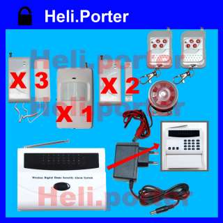16 ZONE AUTO DIALER HOME SECURITY ALARM SYSTEM /w Internal Backup 