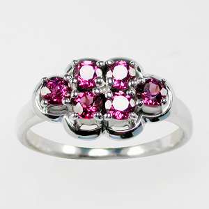 Genuine Grape Garnet AAA 925 Sterling Silver Ring  