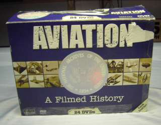 Aviation   A Filmed History (DVD, 2008) 24 DVD Box Set 781735603123 
