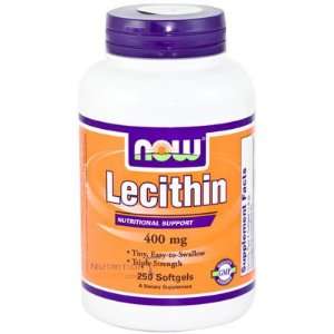  Now Lecithin Tiny 400mg, 250 Softgel Health & Personal 