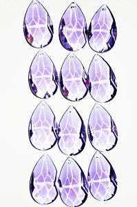 10 suncatcher drop lot CHANDELIER crystal prisms purple  