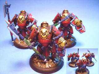 Warmachine painted miniature Khador Shocktroopers Red  