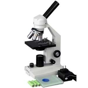AmScope 40x 2000x Cordless Led Veterinary Compound Microscope:  