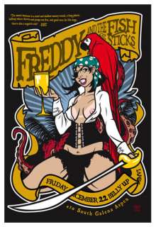Scrojo Freddy and Fishsticks Jimmy Buffett Poster 06  