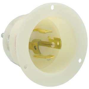  Leviton 2835 30 Amp, 347/600 Volt  3PY, Flanged Inlet 