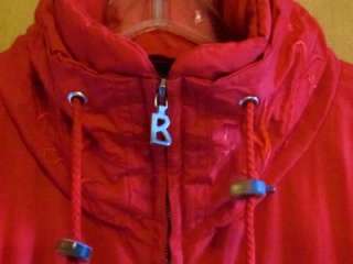 Womens BOGNER One Piece Ski Snowsuit Size 10 Long Water Repellent RED 