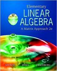 Elementary Linear Algebra A Matrix Approach, (0131871412), Lawrence E 
