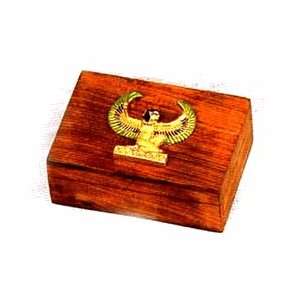  Wooden Winged Isis Treasure Box