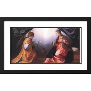 Sarto, Andrea del 24x16 Framed and Double Matted Annunciation  