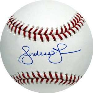Andruw Jones Autographed MLB Baseball:  Sports & Outdoors