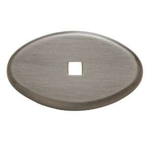   General Hardware 2 Decorative Oval Cabinet Hardware Backplate 4905