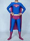 lycra zentai superhero Halloween costumes superman return size S XXL
