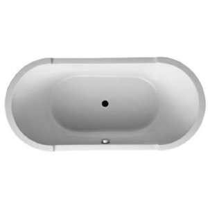 Whirltub oval Starck 74 3/4 x 35 1/2 white, Combi System with heater 