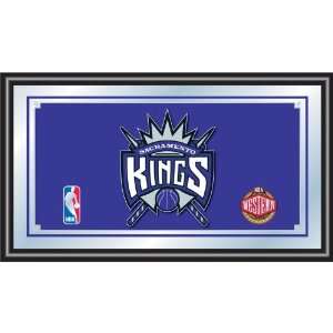  Sacramento Kings NBA Framed Logo Mirror: Sports & Outdoors