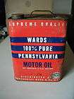 Montgomery Wards 2 Gallon Vintage Oil Can Refilled at Local Stores !