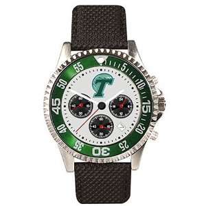 Tulane Green Wave Suntime Competitor Chronograph Watch   NCAA College 
