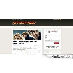  Get Busy Living Blog Kindle Store Benny Hsu