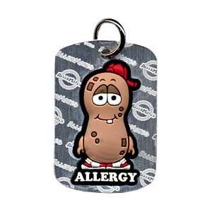  AllerMates Peanut Allergy Silver Tag P. Nutty Health 